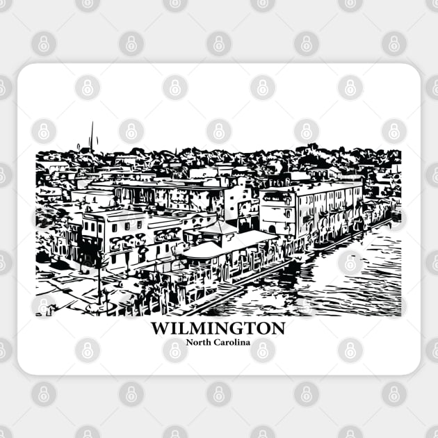 Wilmington - North Carolina Sticker by Lakeric